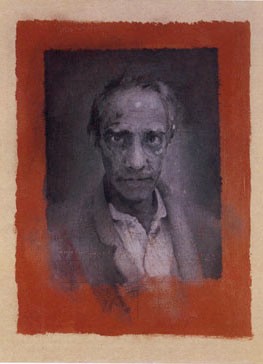 Seer, Portrait of Derek Jarman 1993; oil on card, The National Portrait Gallery. © Michael Clark